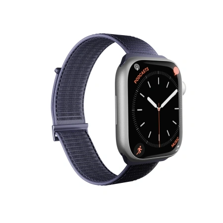 Pasek Puro Sport na Apple Watch 44/45/46/49mm - granatowy
