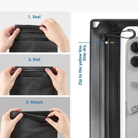 SPIGEN A640 ETUI WODOODPORNE CROSSBAG DO UNIWERSALNE TELEFONY TABLETY