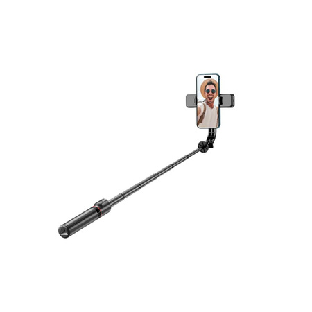 TECH-PROTECT SELFIE STICK STATYW LED LIGHT BLUETOOTH DO SMARTFONÓW CZARNY