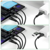 4SMARTS KABEL USB-C USB-A 4W1 1.2M DO TELEFONÓW TABLETÓW SZYBKIE ŁADOWANIE