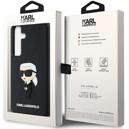 KARL LAGERFELD ETUI HARDCASE DO SAMSUNG GALAXY S24+ S926 RUBBER 3D IKONIK