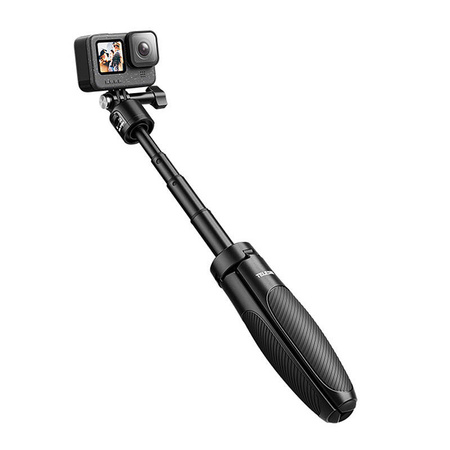 TELESIN SELFIE STICK Z TRIPODEM DO KAMER SPORTOWYCH 3W1 WYSOKA WYTRZYMAŁOŚĆ