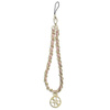 Guess zawieszka GUSTSAS4P Phone Strap różowy/pink Chain Metal 4G Charm