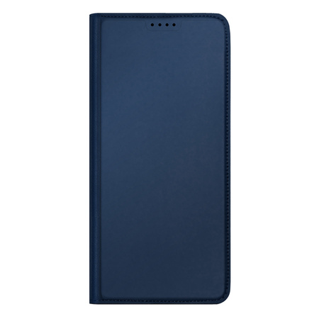 Dux Ducis Skin Pro etui Realme C30 / Realme Narzo 50i Prime pokrowiec z klapką portfel na kartę podstawka niebieskie
