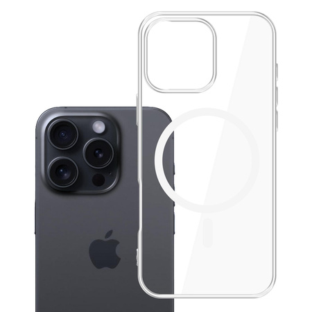 3MK ETUI CLEAR MAGCASE DO IPHONE 16 PRO DO MAGSAFE PRZEZROCZYSTE OCHRONNE