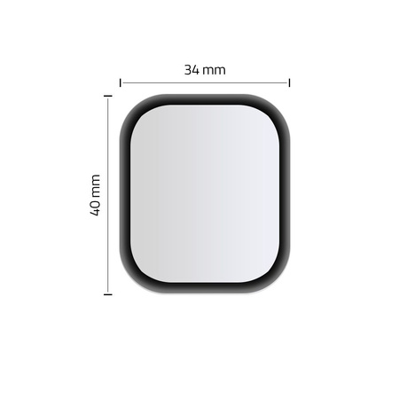 HOFI SZKŁO HYBRYDOWE DO APPLE WATCH 4 5 6 SE 44MM PEŁNE ZAKRYCIE OCHRONNE