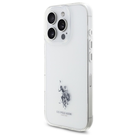 U.S. POLO ASSN. ETUI DO IPHONE 15 PRO MAX 6.7 TRANSPARENTNE Z LOGO KONIA