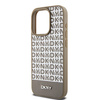 DKNY CASE DO IPHONE 15 PRO 6.1 LEATHER PRINTED PATTERN DO MAGSAFE METAL