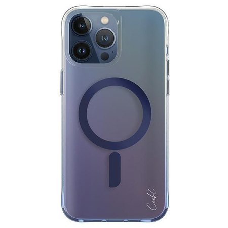 UNIQ etui Coehl Dazze iPhone 15 Pro Max 6.7" Magnetic Charging niebieski/azure blue