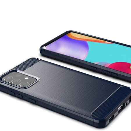 HURTEL CARBON CASE ELASTYCZNE DO SAMSUNG GALAXY A72 4G POKROWIEC NA TELEFON