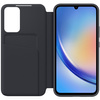 Samsung Smart View Wallet Case etui Samsung Galaxy A34 5G pokrowiec z inteligentną klapką okienkiem portfel na kartę czarne (EF-ZA346CBEGWW)