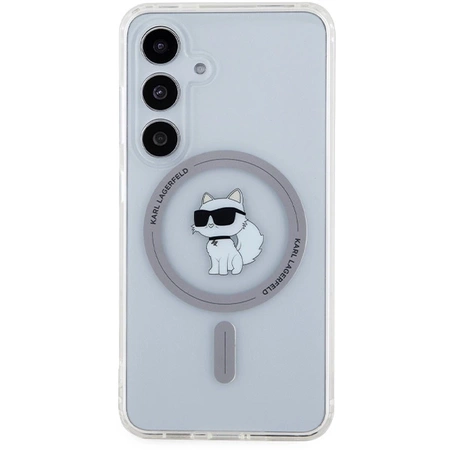 Etui Karl Lagerfeld IML Choupette MagSafe na Samsung Galaxy S24 - przezroczyste