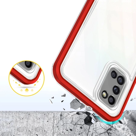 HURTEL ETUI 3IN1 POKROWIEC DO SAMSUNG GALAXY A03S Z RAMKĄ PRZEZROCZYSTE