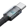 BASEUS ZESTAW KABLI USB-C DO USB-C 100W 2 SZTUKI 1M DO SZYBKIEGO ŁADOWANIA