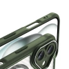 HURTEL ETUI SILIKONOWE CASE POKROWIEC DO MAGSAFE IPHONE 16 ZIELONE LEADING