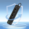 TECH-PROTECT LISTWA ZASILAJĄCA DO SMARTFONÓW 4 GNIAZDA 2 USB 1 TYPE-C 200CM