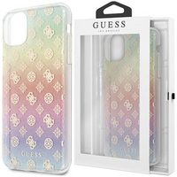 Guess GUHCN65PEOML iPhone 11 Pro Max multicolor hard case Iridescent 4G Peony