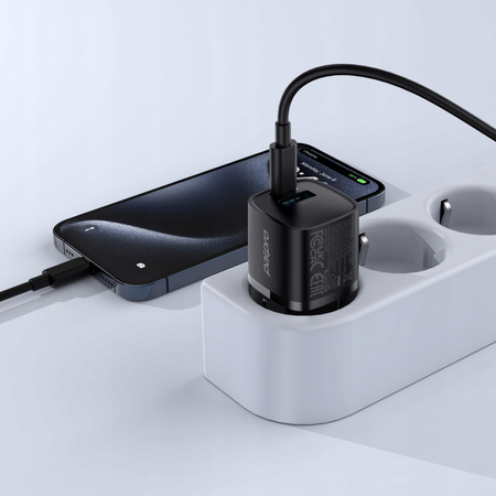 PALPRO SZYBKA ŁADOWARKA DO TELEFONU 2X USB-C USB-A KOSTKA DO ŁADOWARKI 30W