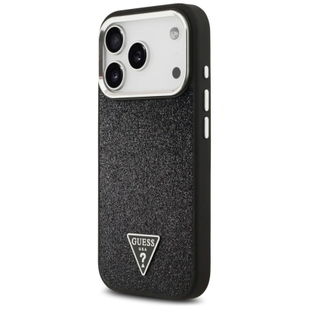 GUESS ETUI GLITTER TRIANGLE LOGO MAGSAFE DO IPHONE 17 PRO OCHRONA
