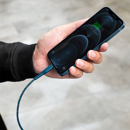 ENERGEA KABEL USB-C DO LIGHTNING 1.5M MFI DO TELEFONÓW APPLE NYLOFLEX