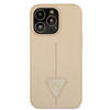 Guess GUHCP13LPSATLE iPhone 13 Pro / 13 6,1" beżowy/beige hardcase SaffianoTriangle Logo