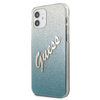 Guess GUHCP12SPCUGLSBL iPhone 12 mini 5,4" niebieski/blue hardcase Glitter Gradient Script