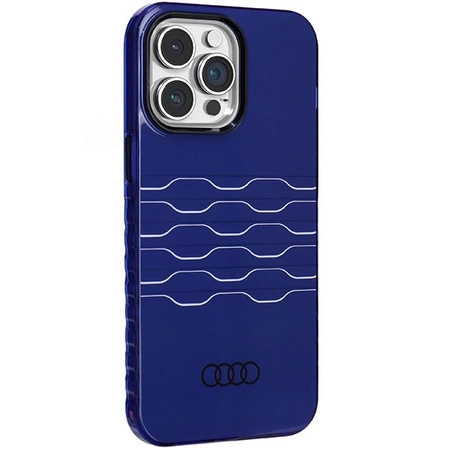 Etui Audi IML MagSafe na iPhone 14 Pro Max - niebieskie