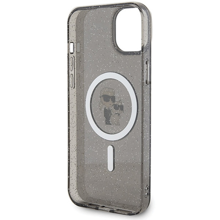 KARL LAGERFELD ETUI KLHMP15SHGKCNOK DO IPHONE 15 6.1 HARDCASE GLITTER