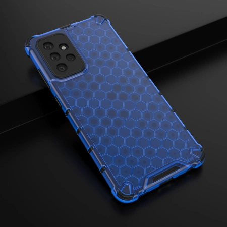 HURTEL HONEYCOMB PANCERNE POKROWIEC DO SAMSUNG GALAXY A72 4G Z ŻELOWĄ RAMKĄ