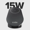Stacja ładująca SBS składana 3w1 bezprzewodowa QI2 MFI - Made for iPhone - czarna