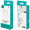 Kabel USAMS U90 3A USB-A do USB-C biały