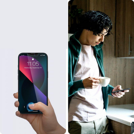 SZKŁO HARTOWANE SPIGEN GLAS.TR ”EZ FIT” 2-PACK IPHONE 13 PRO