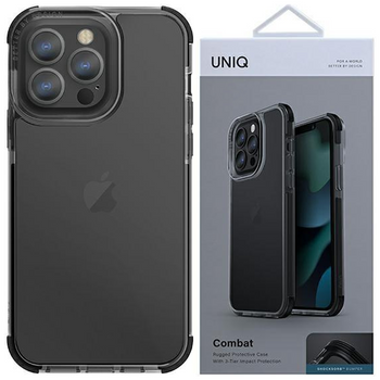 UNIQ etui Combat iPhone 13 Pro / 13 6,1" czarny/carbon black