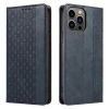 Magnet Strap Case etui do iPhone 12 Pro pokrowiec portfel + mini smycz zawieszka niebieski