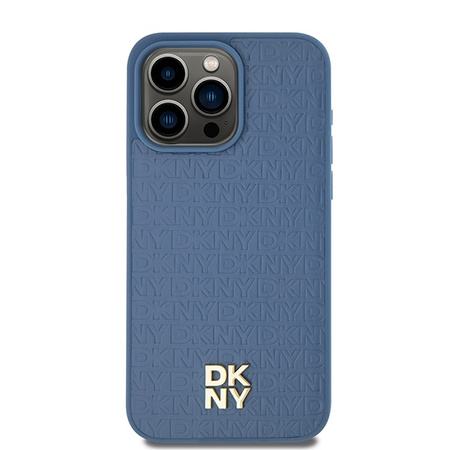 DKNY ETUI HARDCASE LEATHER MONOGRAM DO IPHONE 15 PRO MAX 6.7 Z LOGO