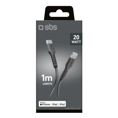 SBS KABEL DO LIGHTNING 1M USB-C DO IPHONE 11 12 13 14 15 SZYBKIE ŁADOWANIE