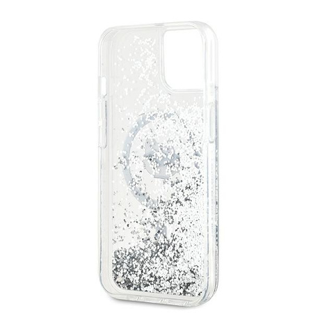 KARL LAGERFELD ETUI DO IPHONE 15 PLUS 14 PLUS 6.7 LIQUID GLITTER DO MAGSAFE