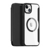 Etui magnetyczne z klapką Dux Ducis Skin X Pro z MagSafe do iPhone 15 - czarne