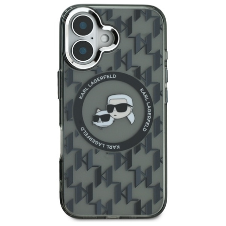 KARL LAGERFELD ETUI DO IPHONE 16 6.1 DO MAGSAFE MONOGRAM KARL&CHOUPETTE