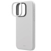 UNIQ etui Lino Hue iPhone 15 Pro Max 6.7" Magclick Charging jasnoszary/chalk grey