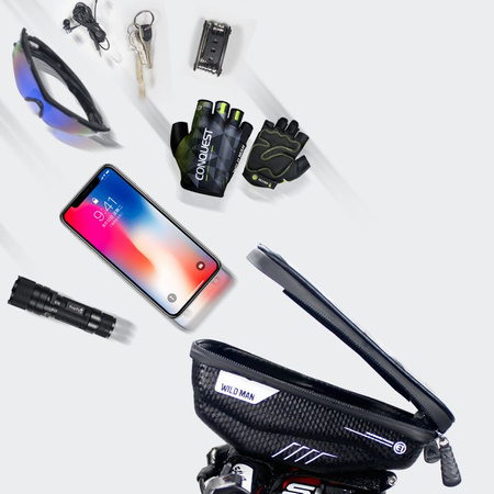 WILDMAN SAKWA HARDPOUCH DO ROWERU Z MOŻLIWOŚCIĄ MONTARZU NA RAMIE Z ZAMKIEM