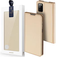 Dux Ducis Skin Pro kabura etui pokrowiec z klapką Samsung Galaxy A03s złoty