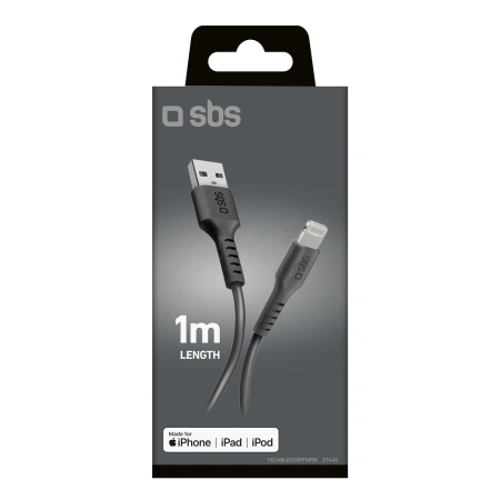SBS KABEL USB-A DO LIGHTNING 1M Z CERTYFIKATEM MFI DO IPHONE 11 12 13 14 15