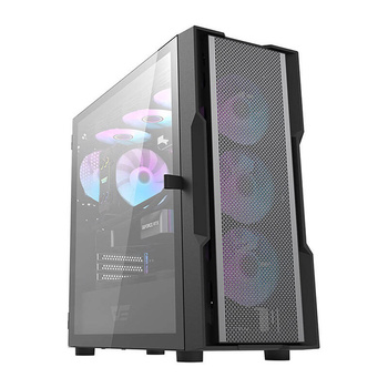 DARKFLASH OBUDA KOMPUTEROWA DK431 MESH Z 4 WENTYLATORAMI ARGB DO PC