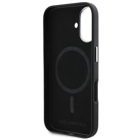 KARL LAGERFELD ETUI DO IPHONE 16 PLUS 6.7 HARDCASE FW METAL PLATE