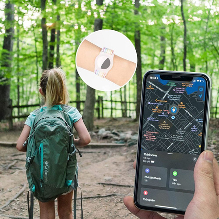 TECH-PROTECT ETUI NYLON DO APPLE AIRTAG DLA DZIECI OCHRONA BEZPIECZEŃSTWO