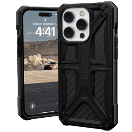 UAG Monarch - obudowa ochronna do iPhone 14 Pro (carbon fiber)