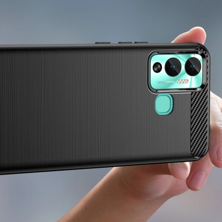 HURTEL CARBON CASE DO INFINIX HOT 12 PLAY NFC HOT 12 PLAY POKROWIEC