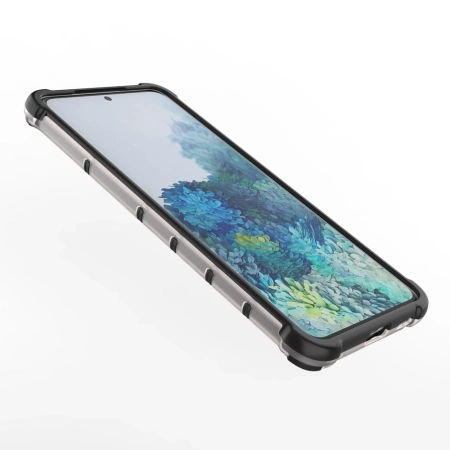 HURTEL POKROWIEC HONEYCOMB DO SAMSUNG GALAXY S22 Z OCHRONĄ I ŻELOWĄ RAMKĄ