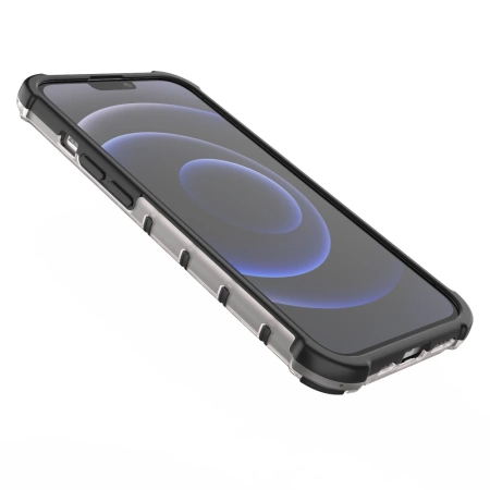 HURTEL ETUI HONEYCOMB PANCERNE DO IPHONE 13 PRO Z ŻELOWĄ RAMKĄ WYTRZYMAŁE